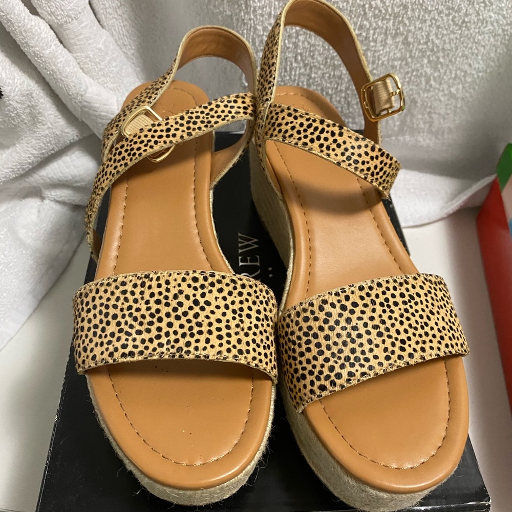 J crew espadrille wedges
